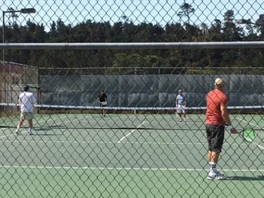 Cambria Tennis Club players