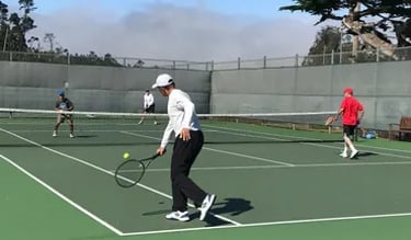 Cambria Tennis Club players