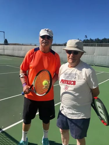 Cambria Tennis Club players