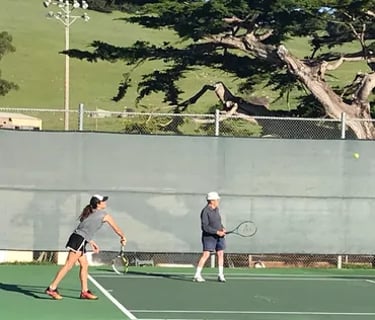 Cambria Tennis Club players