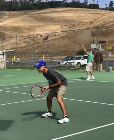 Cambria Tennis Club players