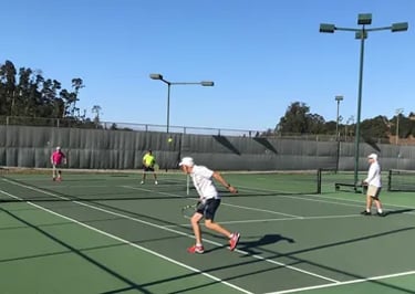 Cambria Tennis Club players