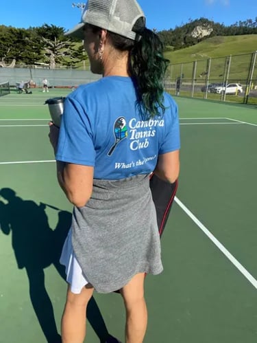 Cambria Tennis Club players