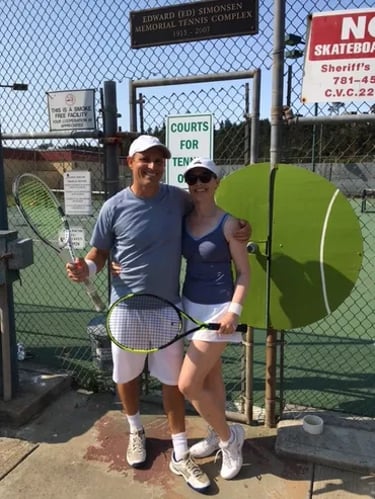Cambria Tennis Club players