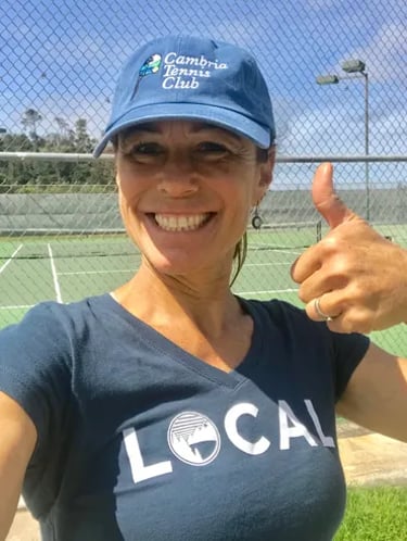 Cambria Tennis Club players