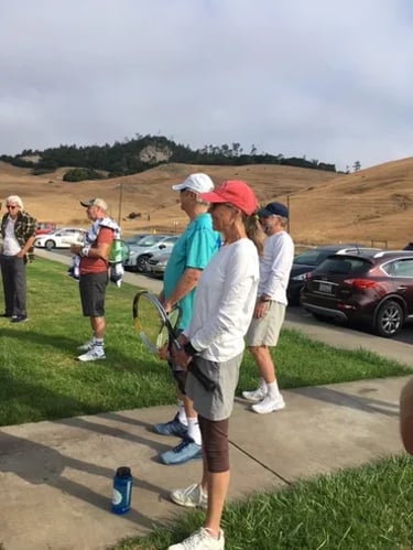 Cambria Tennis Club players