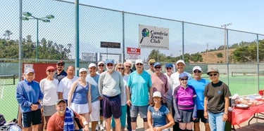 Cambria Tennis Club members