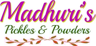 Madhuri's Pickles and Powders logo