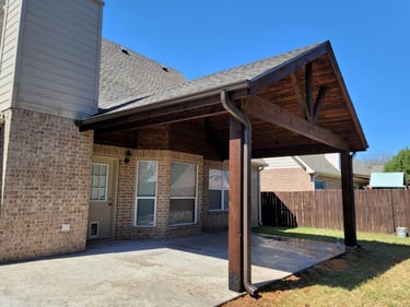 Cedar Patio with Big Beam
