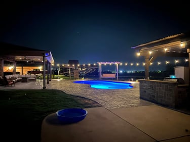 Bistro Lights Outdoor Space