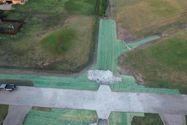 Concrete Road to Prevent Erosion