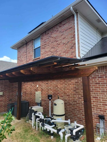 Pergola for Pool Equipment