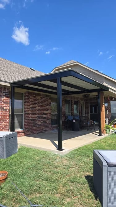 Small Black Metal Patio