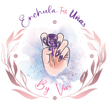 logo de enchulame las uñas y viri