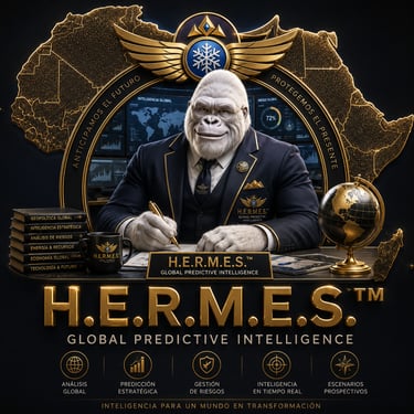 H.E.R.M.E.S.™ – Inteligencia Artificial Predictiva para Análisis Geopolítico, Economía y Riesgos Globales logo