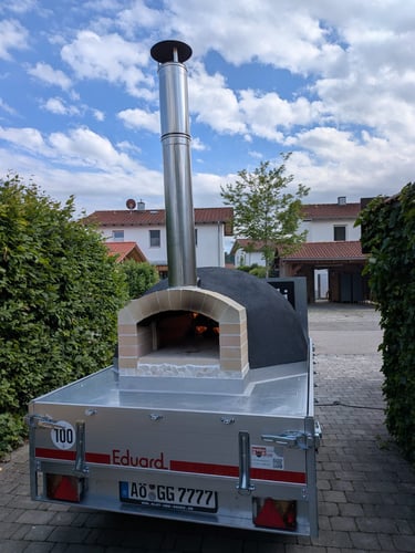Mobiler Pizzaanhänger
