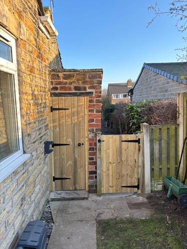 shed door fitting bradford stag carpentry