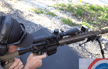 AR-15 precision rifle build with optic and bipod