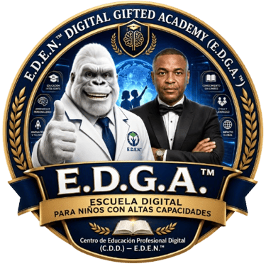 E.D.E.N.™ DIGITAL GIFTED ACADEMY (E.D.G.A.™)  logo
