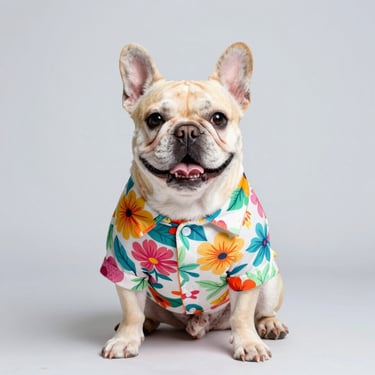 perro-bulldog-frances-con-camisa-playera-floral-a-la-medida