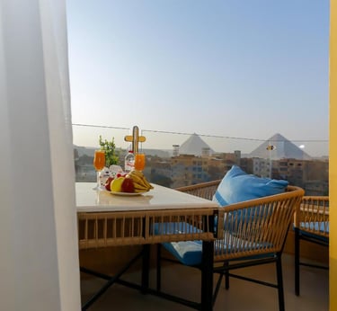 For couples seeking a tranquil escape in Cairo, the Diamond Pyramids View a hidden gem.