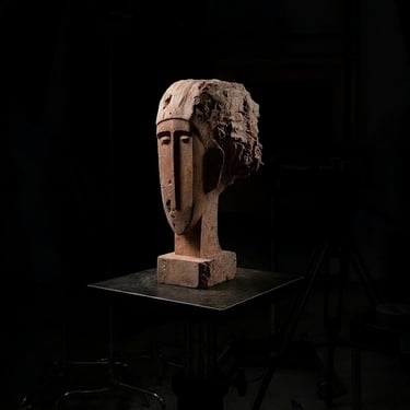 L'Arbre Modi 10, sculpture en Travertin Perse du sculpteur français "Herrel"