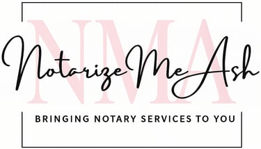 Notarize Me Ash logo