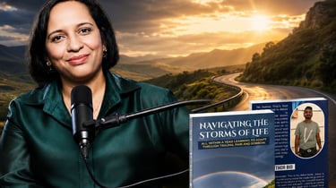 Angelina Govender featured on SHEmpower Global with her book Navigating the Storms of Life.