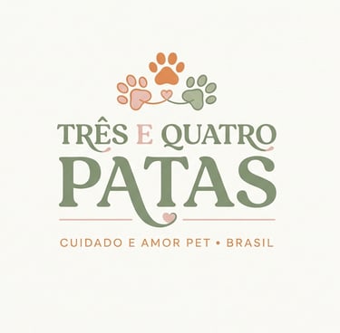 Três e Quatro Patas logo