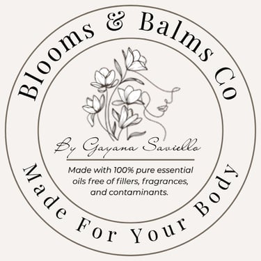 Blooms and Balms by Gayana logo