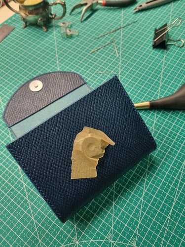 Walpier's Hatch leather flap wallet