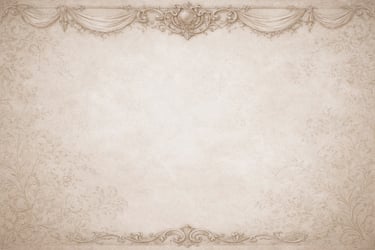 Regency scrolled background.