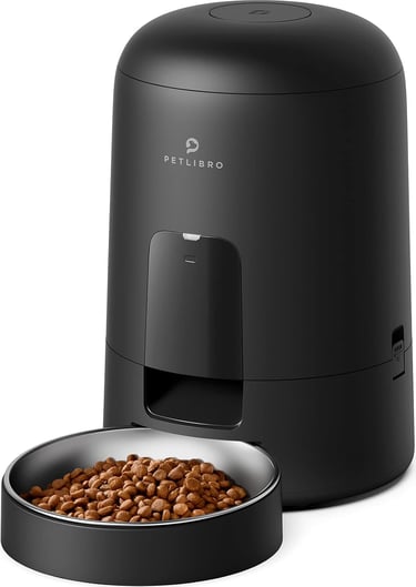 PETLIBRO Automatic Cat Feeder, 2L Timed Cat Feeder with 180-Day Battery Life, Automatic Pet Feeder f