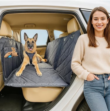 Backseat Extender for Dogs - Waterproof Back Seat Bridge for Cars, Trucks, SUVs and Sedans