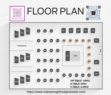 Zion Sky Lounge & Dining Floor Plan from Alejandro Vietnam Nightclub Promoter