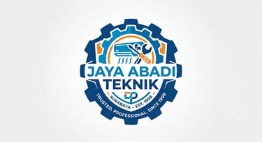 cuci ac jaya abadi teknik logo