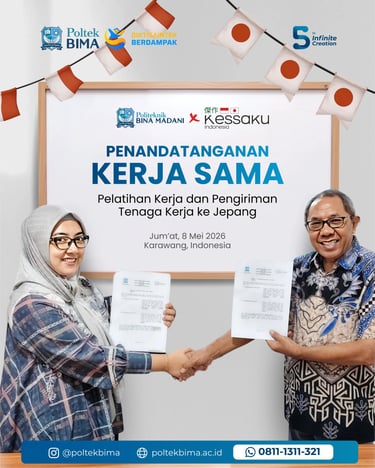 Kerjasama Poltek BIMA & Kessaku