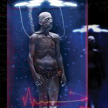 from the near future short story, Creator Switch by Iain Richmond