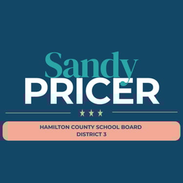 Sandy Pricer for Hamilton County School Board logo