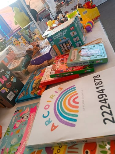 Libros y Material Didactico en ferias .