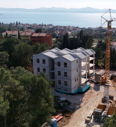 moderna stambena zgrada u izgradnji , Zadar