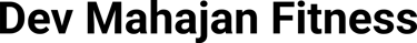 Dev Mahajan Fitness logo