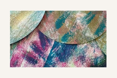 collage paper fodder for mixed media art