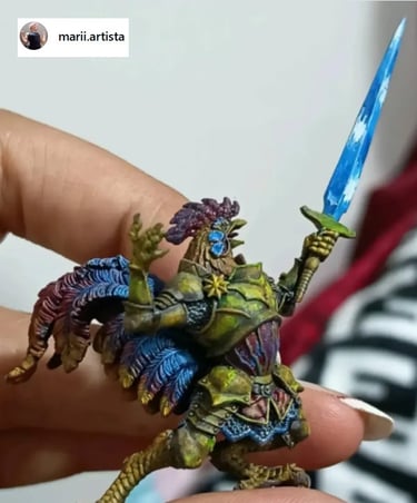 AD 164 figura pintada por cliente # 001