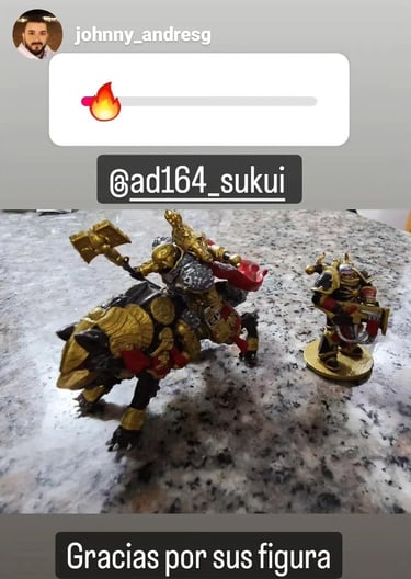 AD 164 figura pintada por cliente # 008