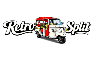 Retro Tuk Split  logo
