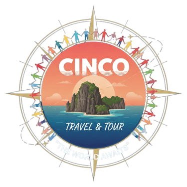 cinco travel and tour logo