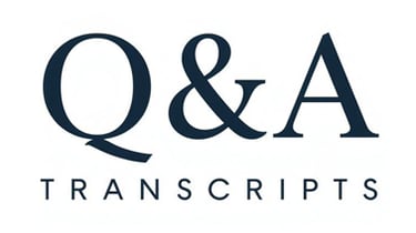 Q & A Transcripts logo
