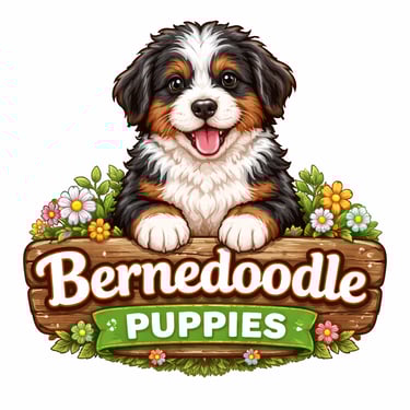 Pawsome Bernedoodle Puppies  logo