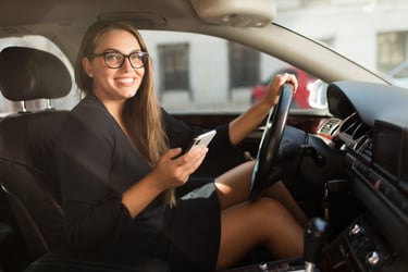 Buying Mexico auto insurance online on smartphone